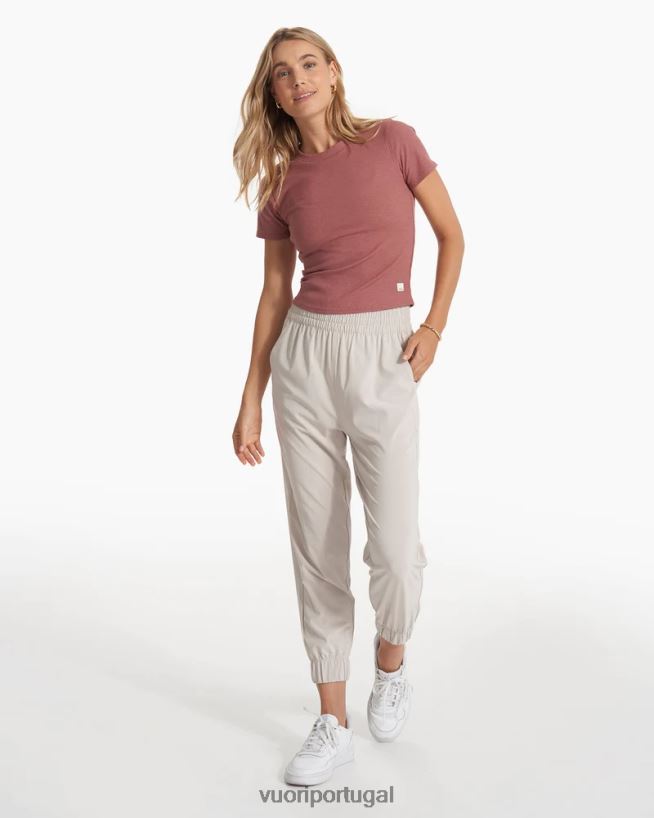 urze de jacarandá camiseta ajustada mudra mulheres Vuori 68NJ8J87 roupas