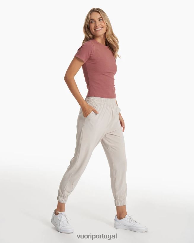 urze de jacarandá camiseta ajustada mudra mulheres Vuori 68NJ8J87 roupas