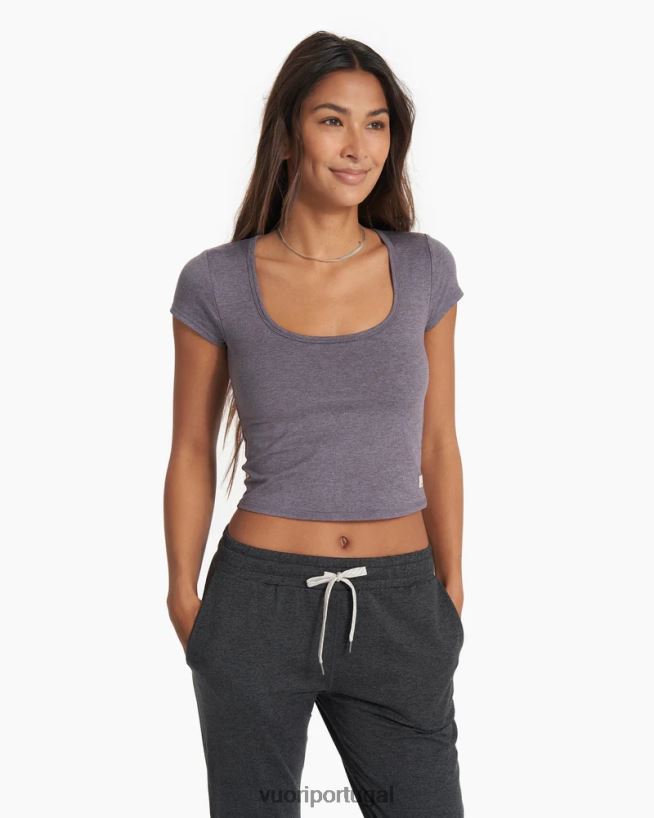 urze serradora corte halo de manga curta mulheres Vuori 68NJ8J83 roupas