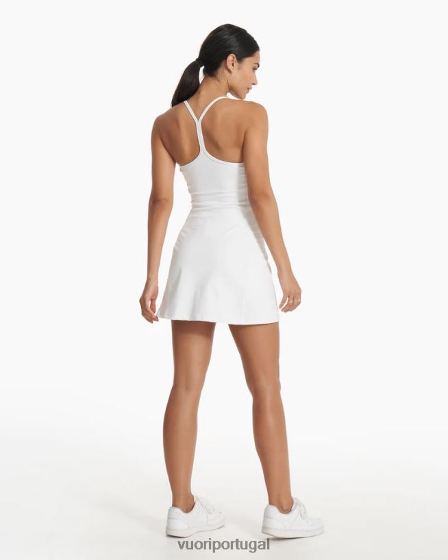 branco vestido de tênis one shot mulheres Vuori 68NJ8J363 roupas